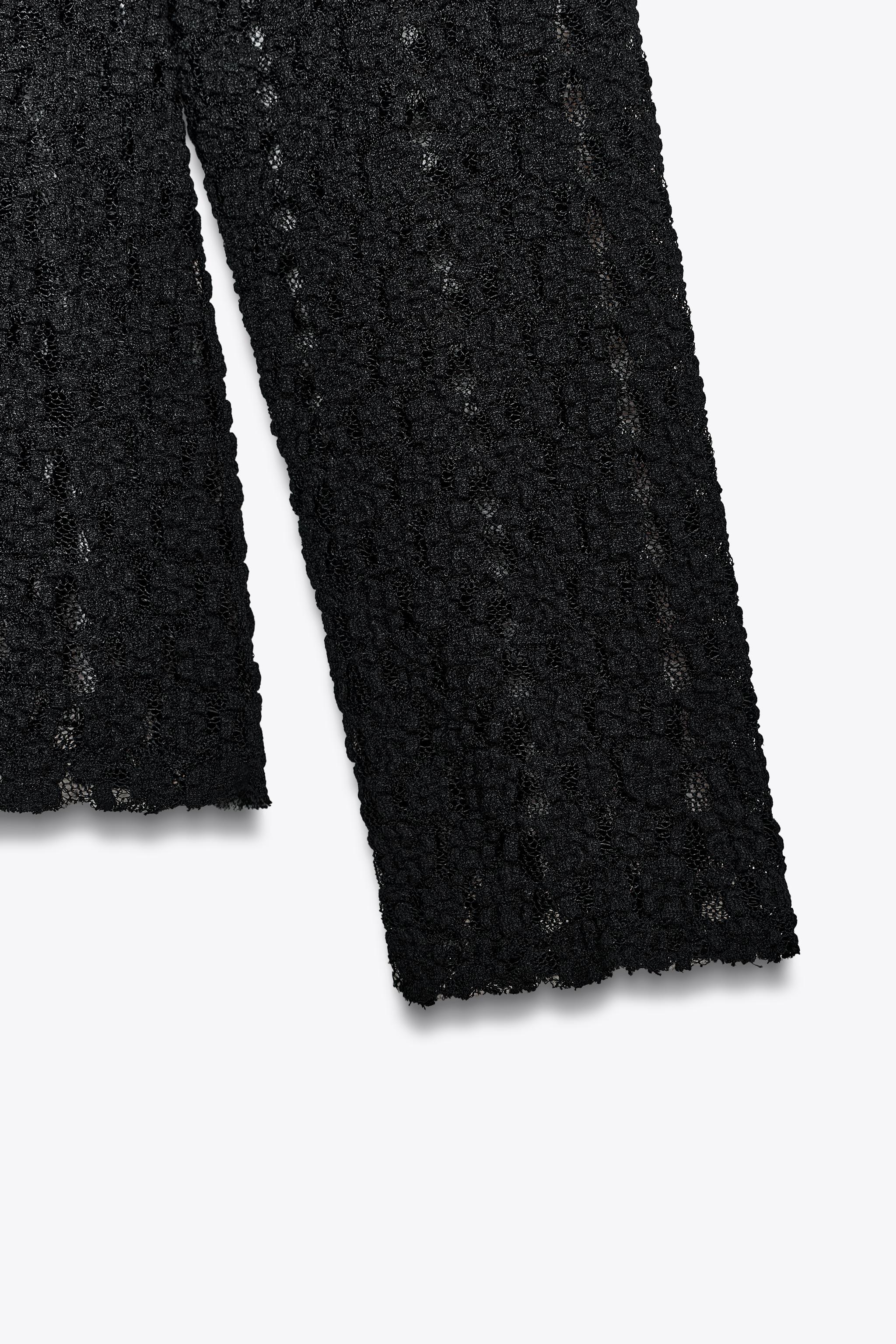 TOP DENTELLE VOLANTS